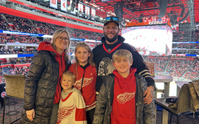 Verdeterre Team Enjoys a Red Wings Game at Little Caesars Arena